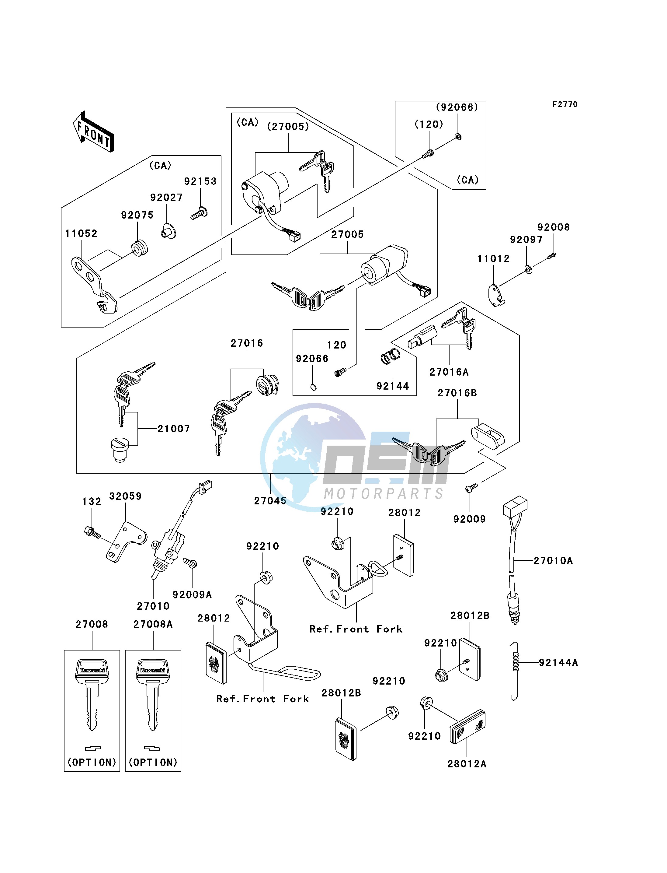 IGNITION SWITCH_LOCKS_REFLECTORS