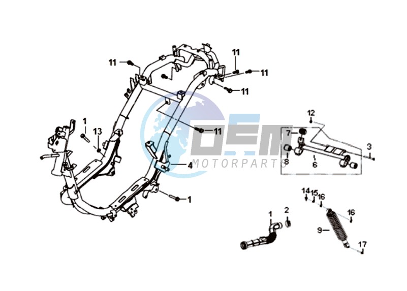 FRAME / ENGINE MOUNT