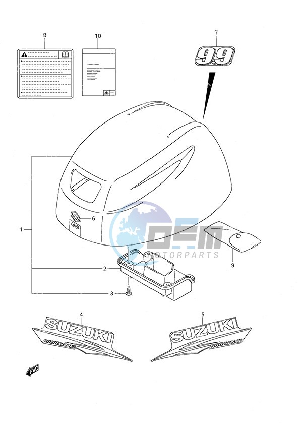 Engine Cover Non-Remote Control