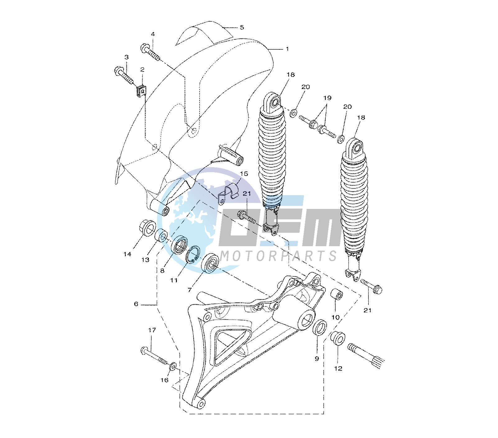 REAR SHOCK ABSORBER