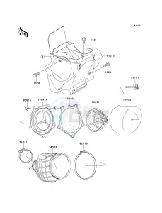 KX 100 D [KX100] (D1-D5) [KX100] drawing AIR CLEANER