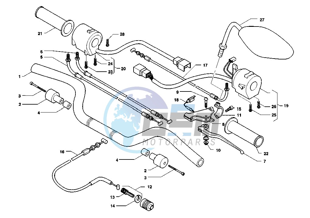 HANDLEBAR-DRIVE CONTROLS