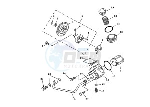 XC CYGNUS R 125 drawing OIL PUMP