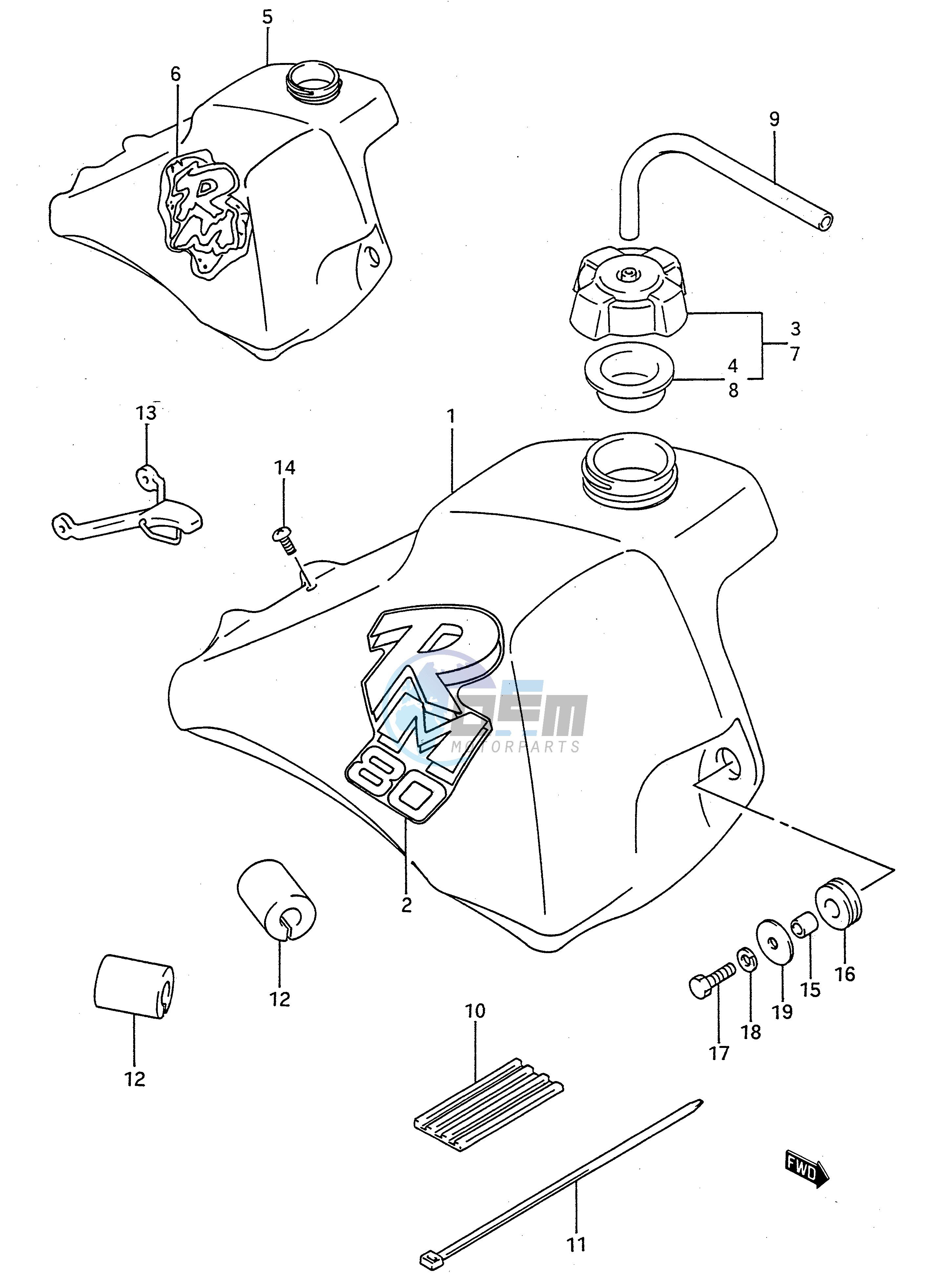 FUEL TANK (MODEL L M)