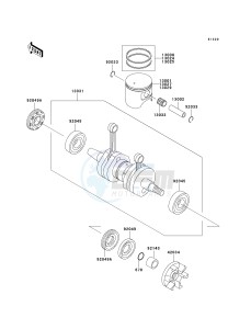 JS 800 A [800 SX-R] (A1-A3) [800 SX-R] drawing CRANKSHAFT_PISTON-- S- -