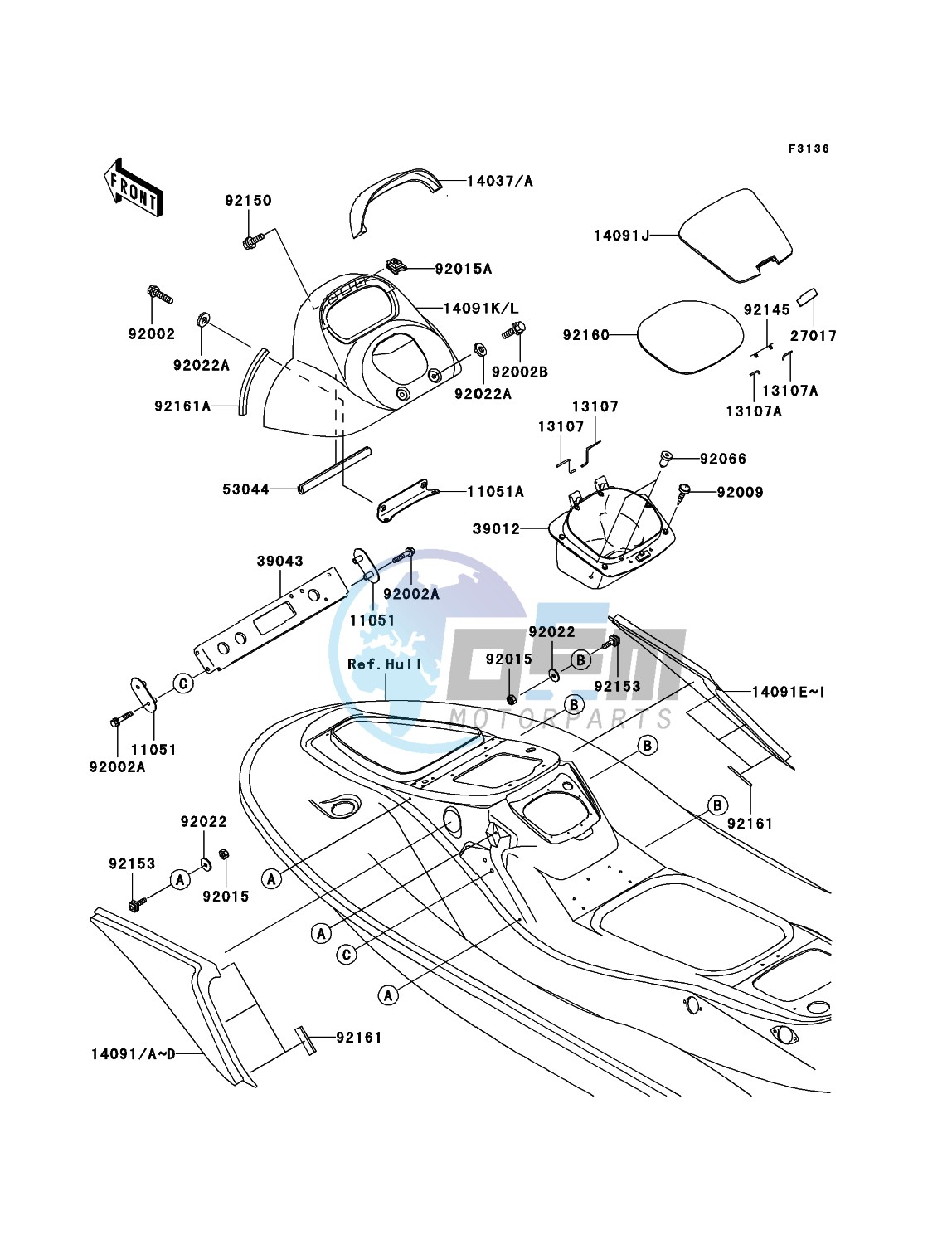 Hull Middle Fittings