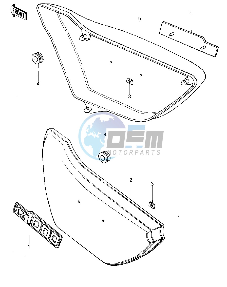 SIDE COVERS -- 77-78 A1_A2_A2A- -