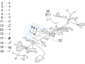 Nexus 250 e3 (UK) UK drawing Main cable harness