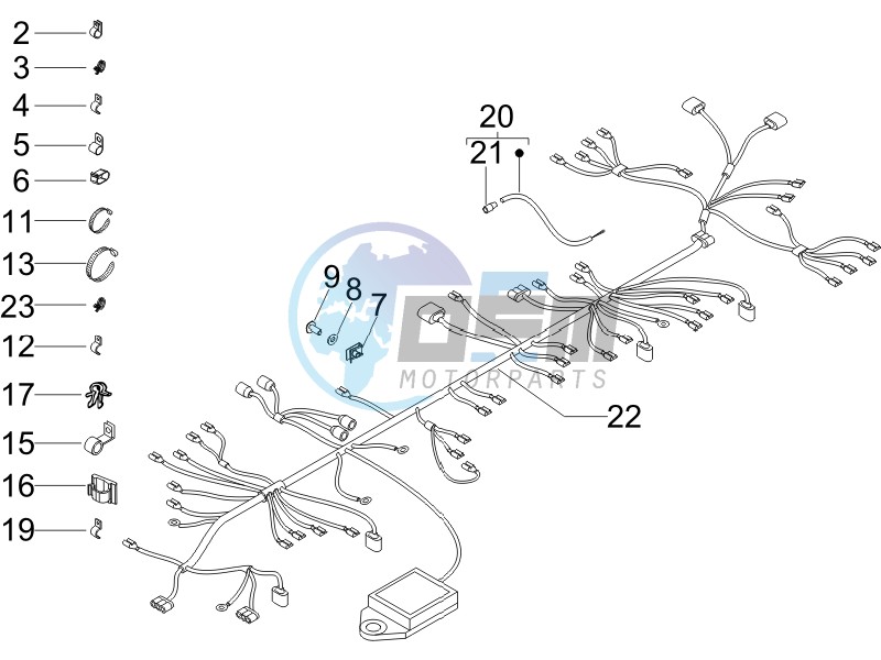 Main cable harness