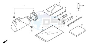 TRX400EX SPORTRAX 400EX drawing TOOLS