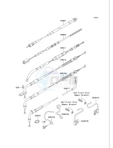 VN 750 A [VULCAN 750] (A15-A19) [VULCAN 750] drawing CABLES