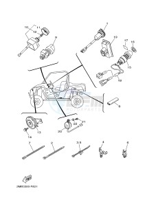 YXE700E YXE70WPXH WOLVERINE R-SPEC EPS (2MBD) drawing ELECTRICAL 2