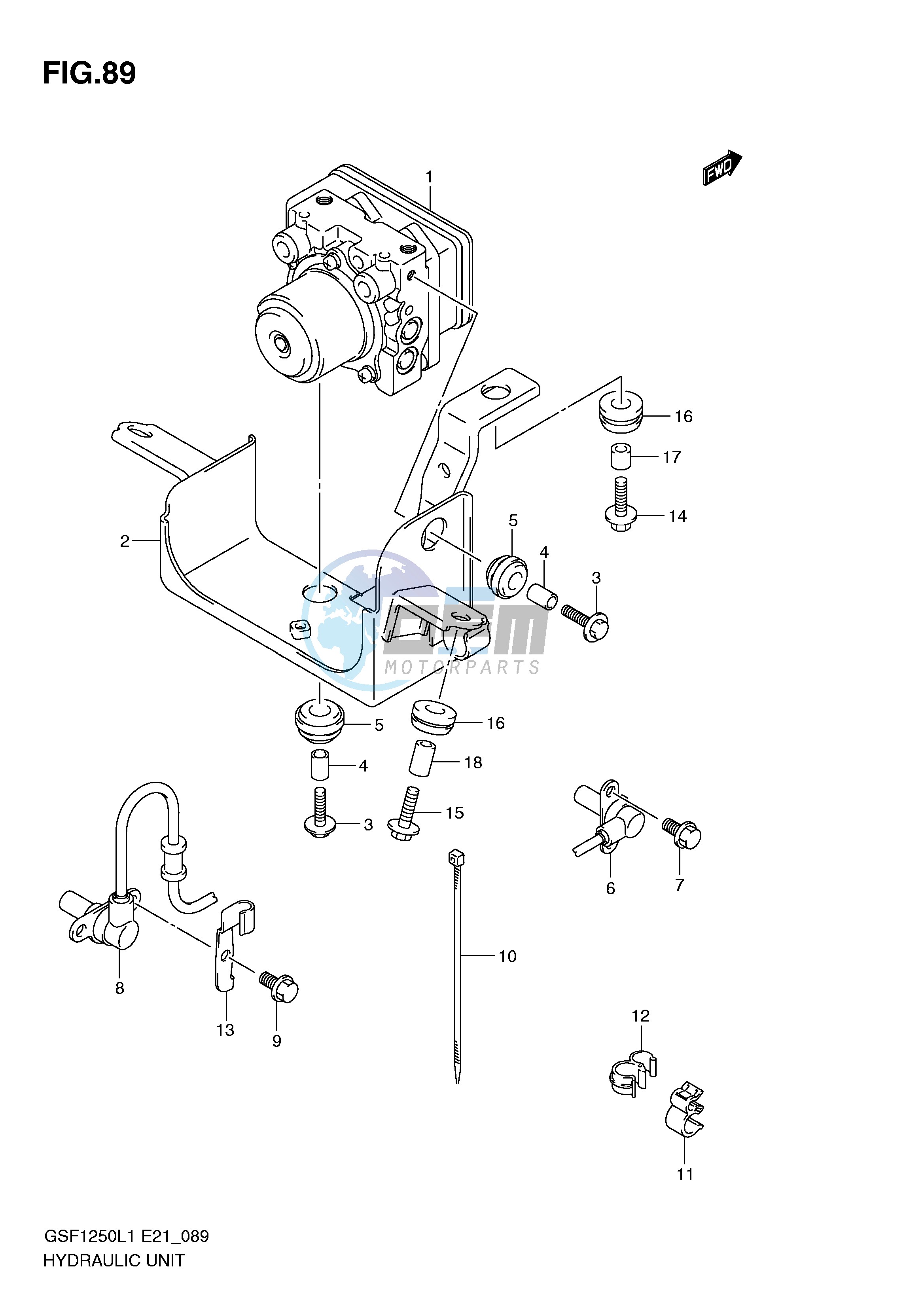 HYDRAULIC UNIT (GSF1250AL1 E21)