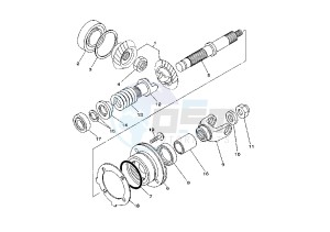 XVS A DRAG STAR CLASSIC 650 drawing MIDDLE DRIVE GEAR