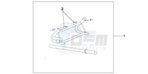 VT750CA drawing MAINTENANCE STAND