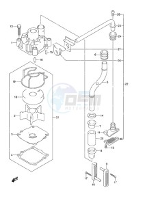 DF 140A drawing Water Pump