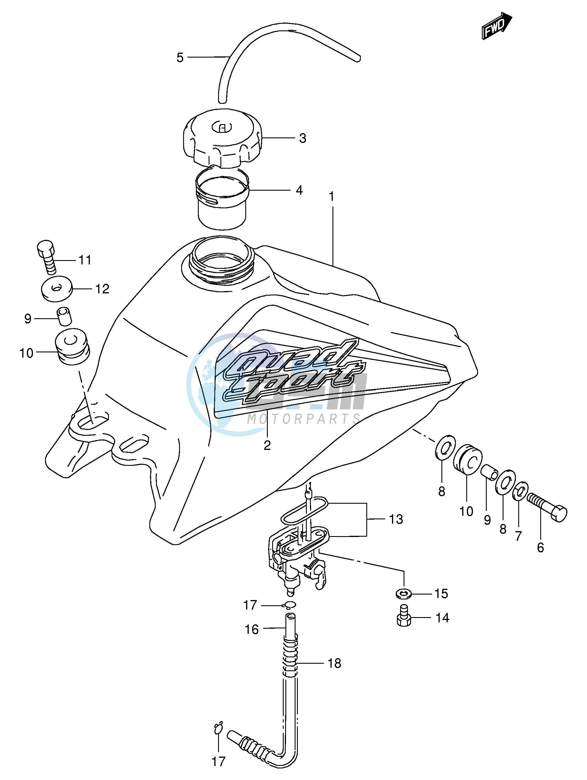 FUEL TANK (MODEL K1)