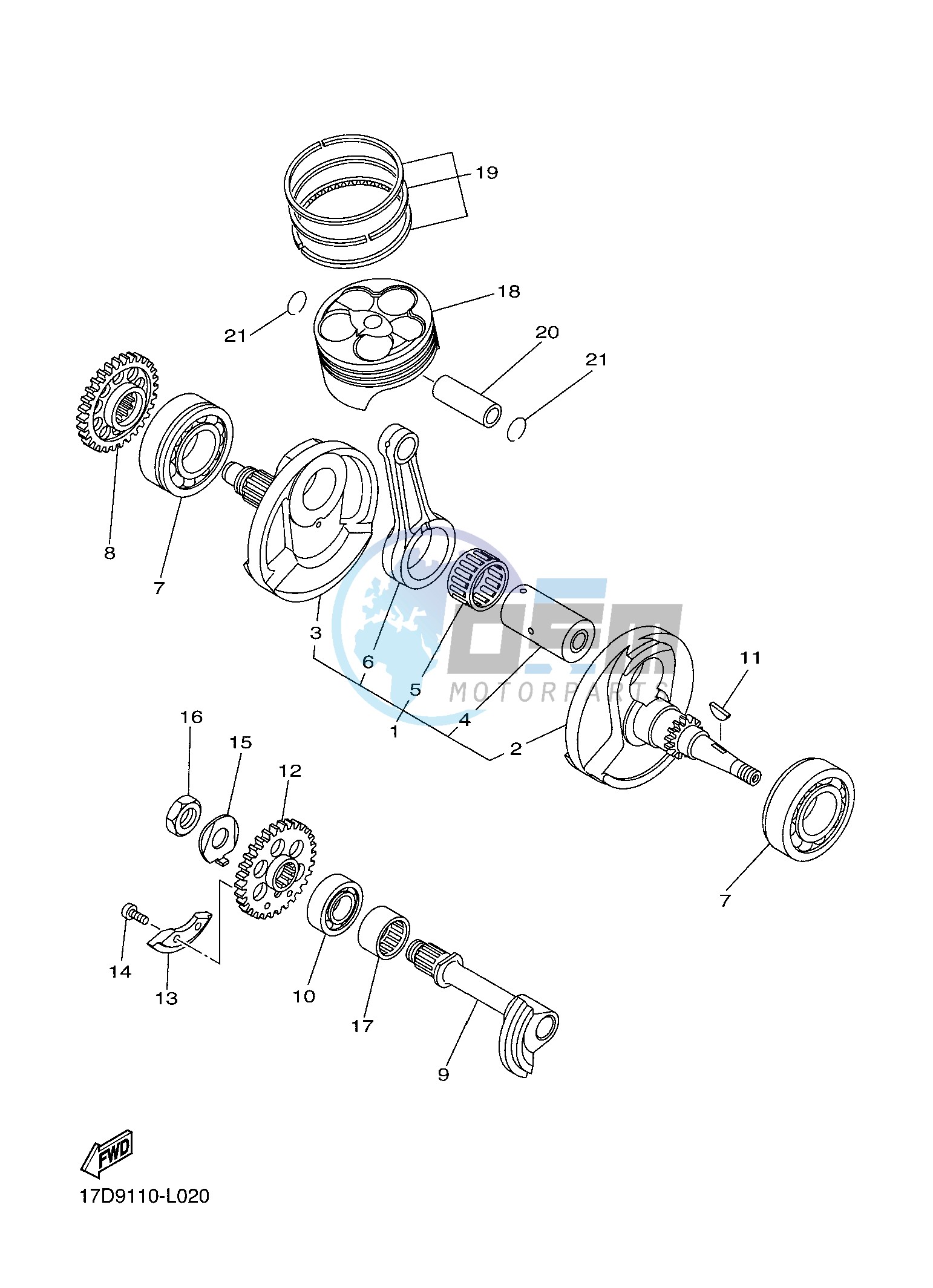 CRANKSHAFT & PISTON