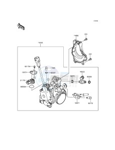 KLX250 KLX250SGF XX (EU ME A(FRICA) drawing Throttle