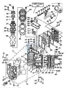 130B drawing CYLINDER--CRANKCASE