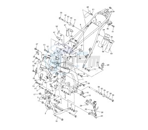 WR X 250 drawing FRAME