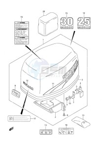 df 30 drawing Engine Cover