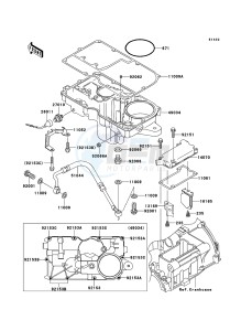 ZRX1200R ZR1200A6F FR GB XX (EU ME A(FRICA) drawing Breather Cover/Oil Pan