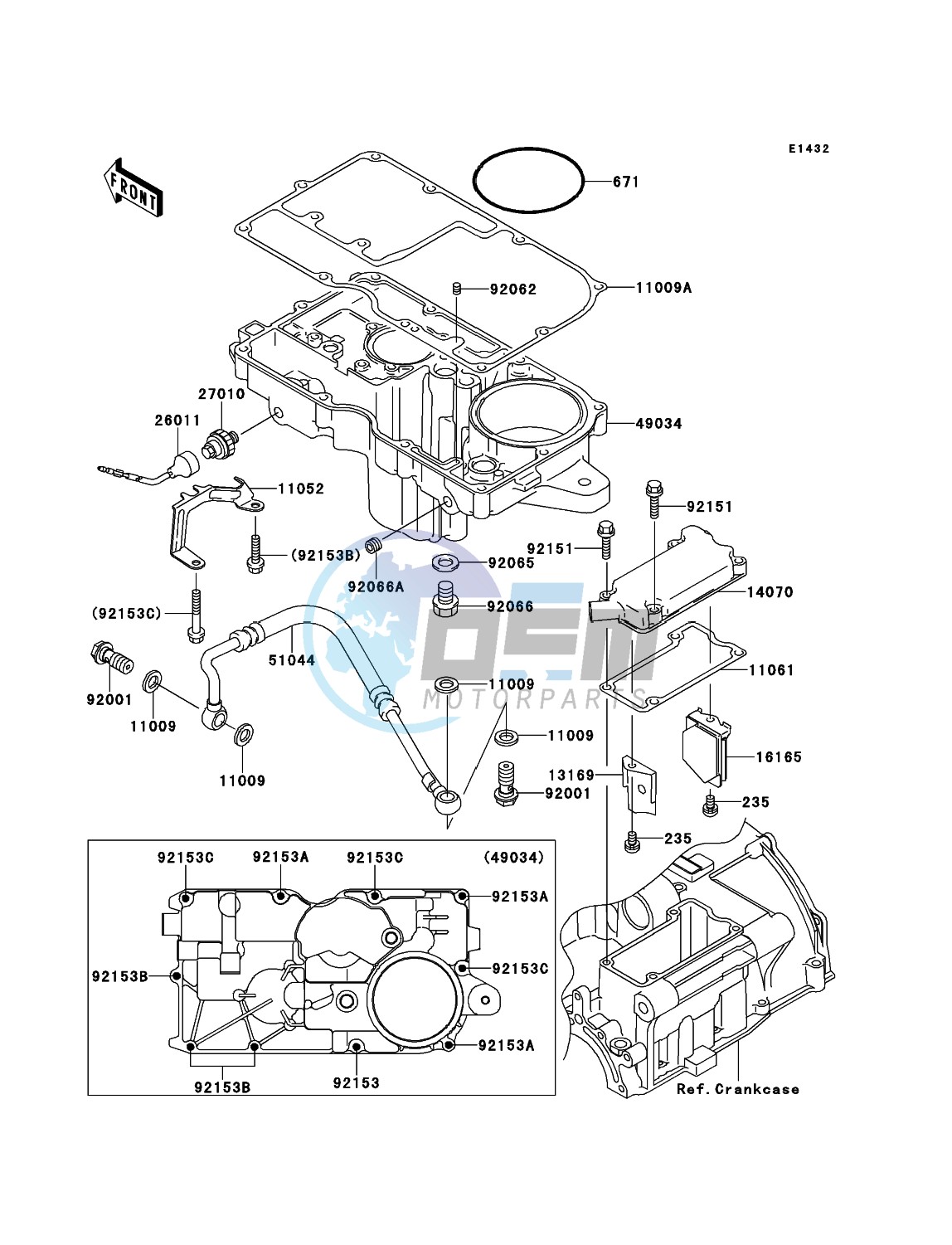 Breather Cover/Oil Pan