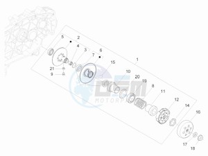 Fly 125 4t e3 (Vietnam) Vietnam drawing Driven pulley