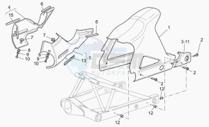 V 11 1100 Le Mans Le Mans drawing Rear body