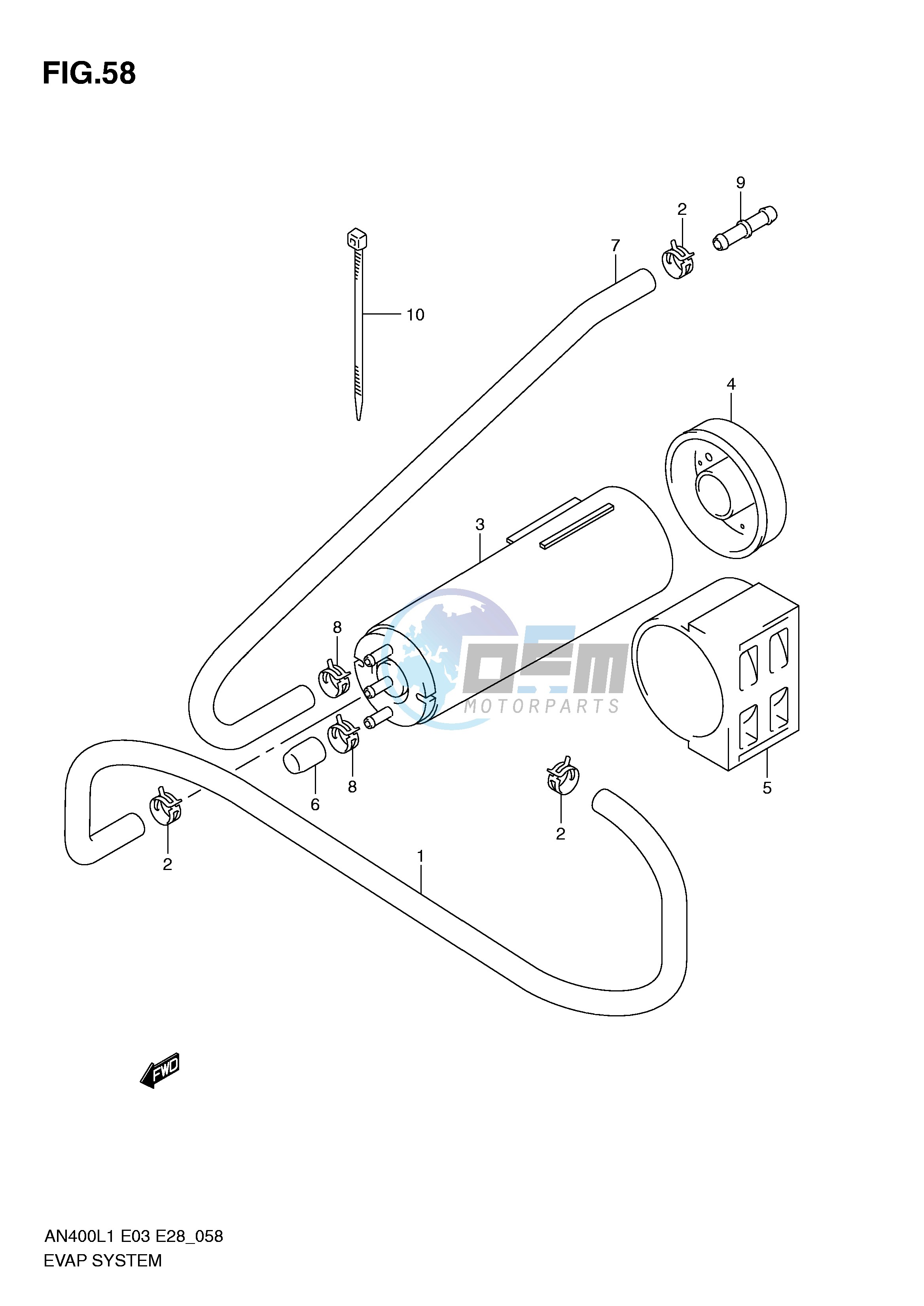 EVAP SYSTEM (AN400ZAL1 E33)