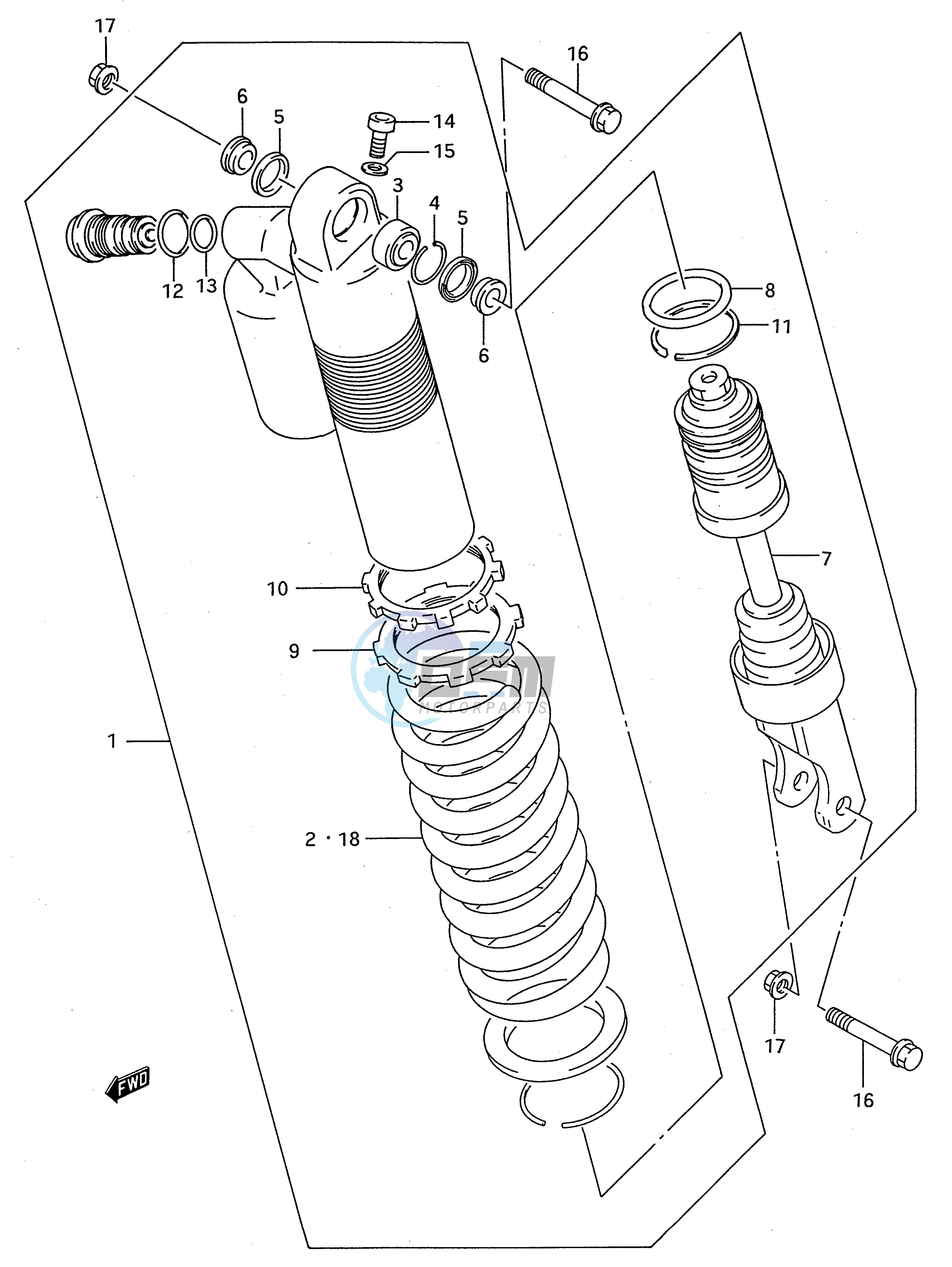 SHOCK ABSORBER (MODEL P R)