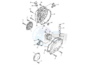 XJ S DIVERSION 900 drawing CRANKCASE COVER