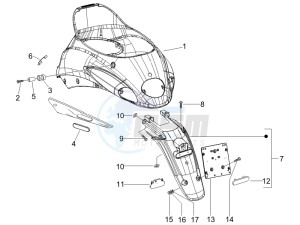 Liberty 50 4t ptt - (D) Germany drawing Rear cover - Splash guard