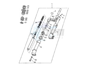 YQ AEROX R 50 drawing FRONT FORK