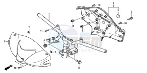 SH300AR drawing HANDLE PIPE/HANDLE COVER