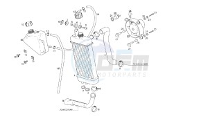 SENDA DRD MOTARD - 125 CC drawing RADIATOR