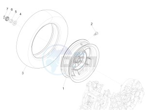 PRIMAVERA 50 4T-3V NOABS E4 (EMEA) drawing Rear wheel