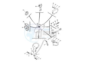 XV DX VIRAGO 535 drawing ELECTRICAL DEVICES