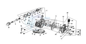 QUAD LANDER 300S drawing REAR AXLE