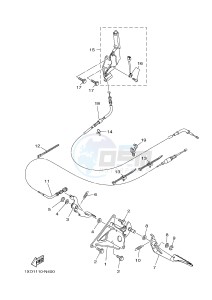 YXM700E YXM70VPHG VIKING EPS HUNTER (B427) drawing PEDAL WIRE