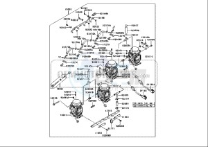 ZZR 600 (EU) drawing CARBURETOR