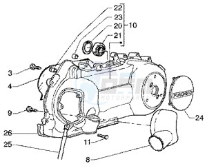 X9 180 Amalfi drawing Crankcase Cooling