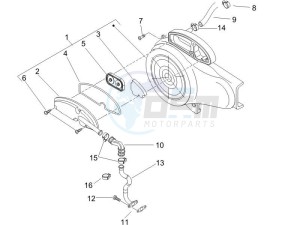 Zip 50 4T drawing Secondairy air box