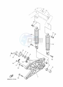 GPD155-A NMAX 150 (BBDG) drawing LEG SHIELD