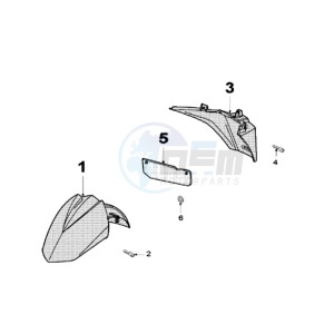 SAT 125 SC drawing FENDERS