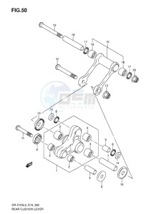 DR-Z125L EU drawing REAR CUSHION LEVER