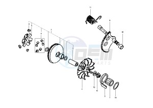 SHARK - 150 cc drawing DRIVING PULLEY