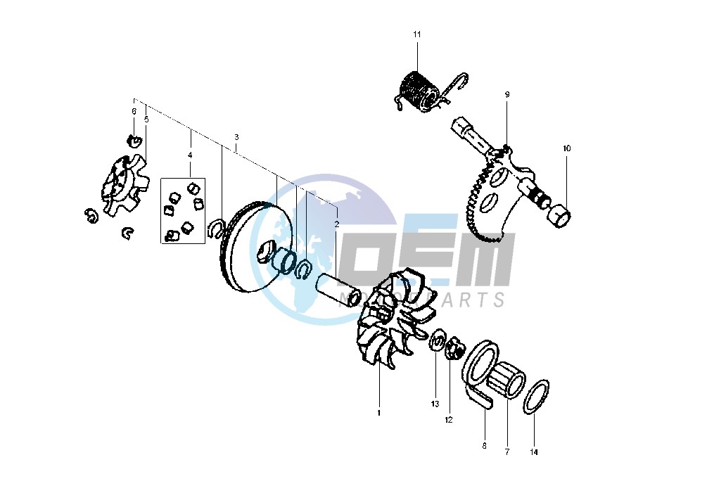 DRIVING PULLEY