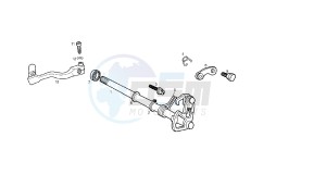 SENDA R DRD RACING LTD - 50 CC VTHSR1A2B5 . drawing GEAR CHANGE MECHANISM